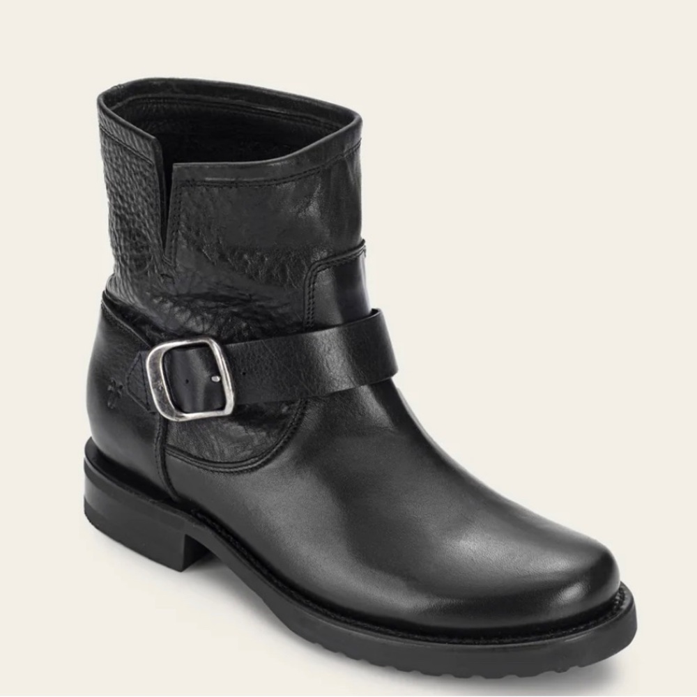 Size 8/8.5 black Frye booties! Gently used.